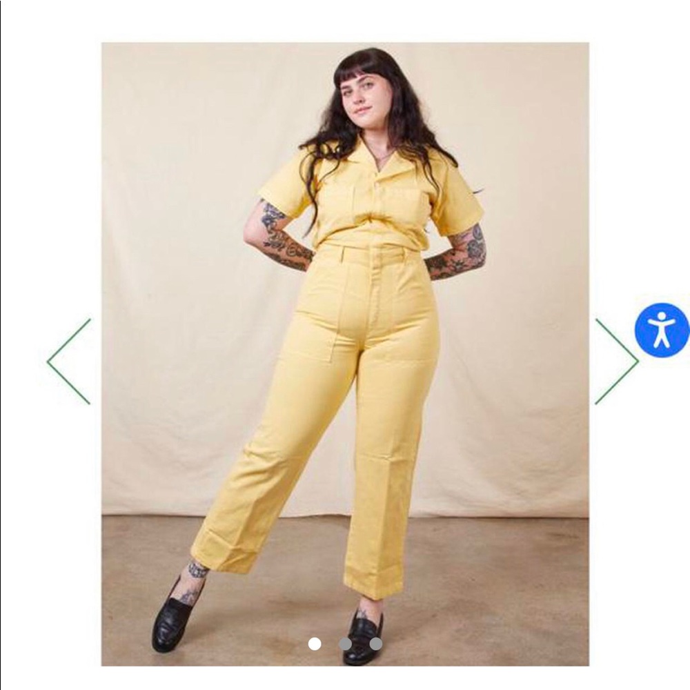 BBP butter yellow jumpsuit